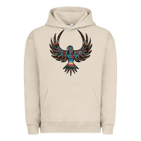 Pigment French Oak aztec leopard thunderbird Urban Hoodie - RanaPortraitStore