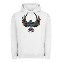 Pigment Lunar Rock aztec leopard thunderbird Urban Hoodie - RanaPortraitStore