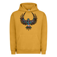 Pigment Peanut Butter aztec leopard thunderbird Urban Hoodie - RanaPortraitStore