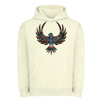 Pigment Pistachio aztec leopard thunderbird Urban Hoodie - RanaPortraitStore