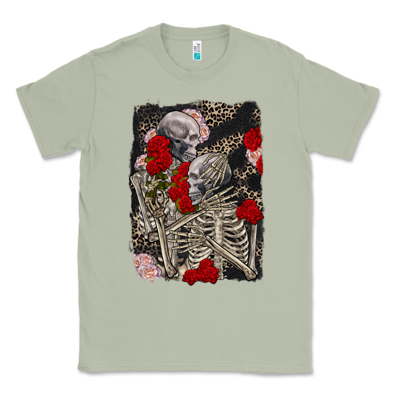 Two Skeletons Hugging Valentine's Day Classic Tee by FaDigitalArtStudio | Teevron