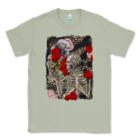 Matcha Two skeletons hugging Valentine's Day Classic Tee - FaDigitalArtStudio