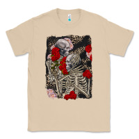 Mushroom Two skeletons hugging Valentine's Day Classic Tee - FaDigitalArtStudio