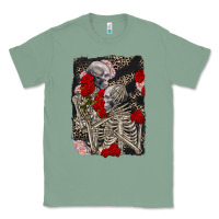 Sage Two skeletons hugging Valentine's Day Classic Tee - FaDigitalArtStudio