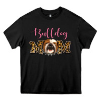 Black Bulldog Mom Heavy Core Tee - Jasminsmagicworld