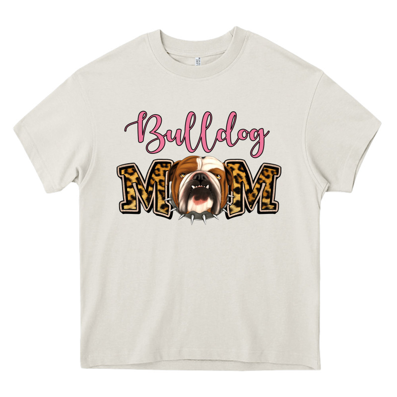 Bulldog Mom Heavy Core Tee by Jasminsmagicworld | Teevron