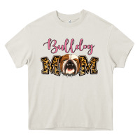 Cream Bulldog Mom Heavy Core Tee - Jasminsmagicworld