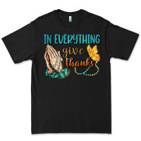 Black İn Everything Give Thanks Premium Tee - BundleAndBundleShop