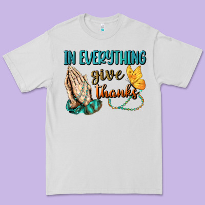 İn Everything Give Thanks Premium Tee Designed By Bundleandbundleshop