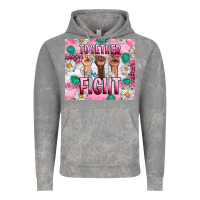 Cloud Rock Breast Cancer Together Fight Vintage Hoodie - Artiststas