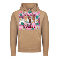 Vintage Coffee Breast Cancer Together Fight Vintage Hoodie - Artiststas