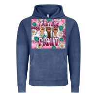 Vintage Denim Breast Cancer Together Fight Vintage Hoodie - Artiststas