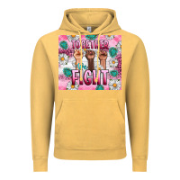 Vintage Mustard Breast Cancer Together Fight Vintage Hoodie - Artiststas