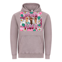 Breast Cancer Together Fight Vintage Hoodie | Teevron