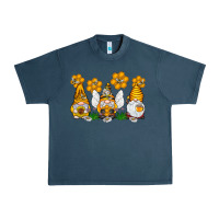 Midnight Navy Honey Gnome Urban Heavy Tee - CowhideDigitalArt