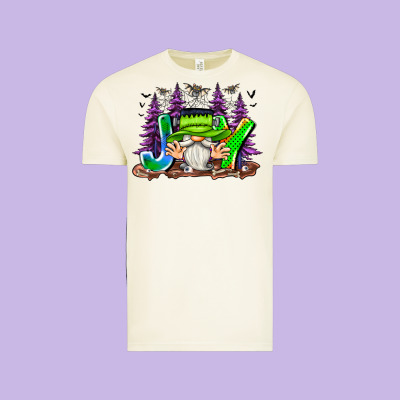 Joy Halloween Gnome Vintage Tee Designed By Cowhidedigitalart