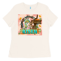 Bone Easter Day He is risen 20oz skinny Ladies Tee - LillyAllenDesigns