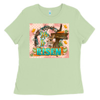 Matcha Easter Day He is risen 20oz skinny Ladies Tee - LillyAllenDesigns