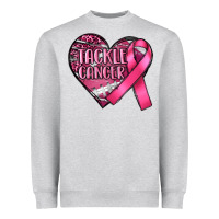 Heather Grey tackle cancer Heavyweight Sweatshirt - RanaPortraitStore