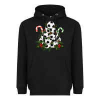 Black soccer tree Christmas Heavyweight Hoodie - RanaPortraitStore