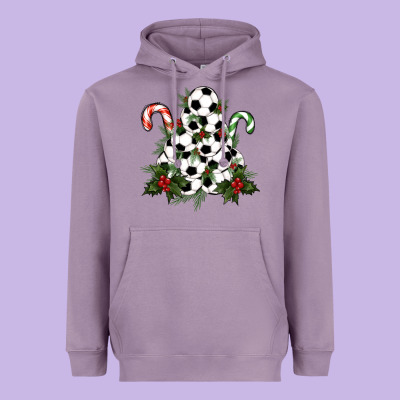 Soccer Tree Christmas Heavyweight Hoodie Designed By Ranaportraitstore