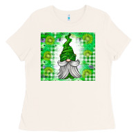 Bone St. Patricks Day Gnome Ladies Tee - CowhideDigitalArt
