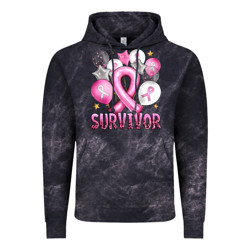 Balloons Cancer Ribbon Survivor Vintage Hoodie by Artiststas | Teevron