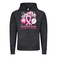 Vintage Black Balloons cancer ribbon survivor Vintage Hoodie - Artiststas