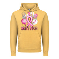 Vintage Mustard Balloons cancer ribbon survivor Vintage Hoodie - Artiststas