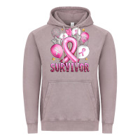 Vintage Zinc Balloons cancer ribbon survivor Vintage Hoodie - Artiststas