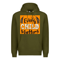 Army Green preview every child matters Premium Hoodie - BarkalooDesign