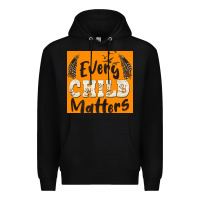 Black preview every child matters Premium Hoodie - BarkalooDesign