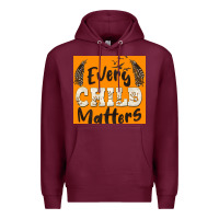 Burgundy preview every child matters Premium Hoodie - BarkalooDesign