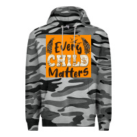 Slate Camo preview every child matters Premium Hoodie - BarkalooDesign
