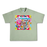 Oil Green summer vibes with sweet tea Urban Heavy Tee - CowhideDigitalArt