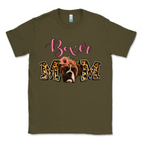 Army Green Boxer Mom Classic Tee - Jasminsmagicworld