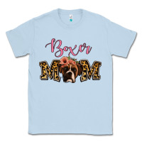 Dusty Blue Boxer Mom Classic Tee - Jasminsmagicworld