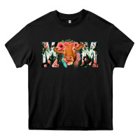 Black Cow Mom Heavy Core Tee - Jasminsmagicworld