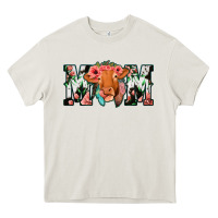 Cream Cow Mom Heavy Core Tee - Jasminsmagicworld