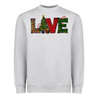 Heather Grey christmas tree love Heavyweight Sweatshirt - RanaPortraitStore