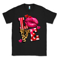 Black Western love lips Classic Tee - FaDigitalArtStudio