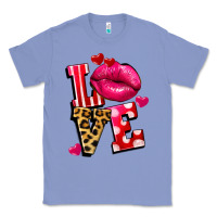 Colony Blue Western love lips Classic Tee - FaDigitalArtStudio
