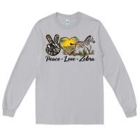 Moon Dust peace love zebra Long Sleeve Tee - LillyAllenDesigns