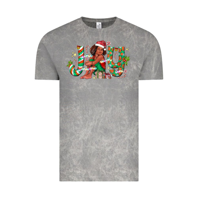 Joy Girl Black Vintage Tee by CowhideDigitalArt | Teevron