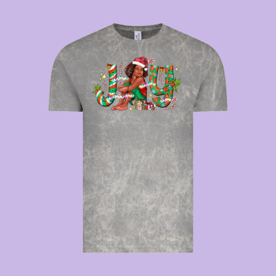 Joy Girl Black Vintage Tee Designed By Cowhidedigitalart