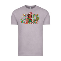 Vintage Zinc Joy Girl Black Vintage Tee - CowhideDigitalArt