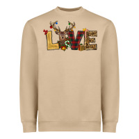 Mushroom christmas reindeer love Heavyweight Sweatshirt - RanaPortraitStore