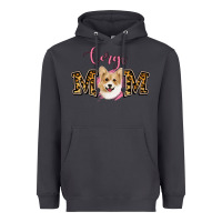 Smoke Corgi Mom Heavyweight Hoodie - Jasminsmagicworld
