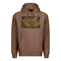 Chestnut Camouflage Leopard Background Premium Hoodie - Jasminsmagicworld
