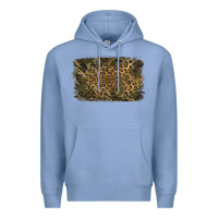 Colony Blue Camouflage Leopard Background Premium Hoodie - Jasminsmagicworld